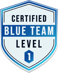 Blue Team Level 1 badge